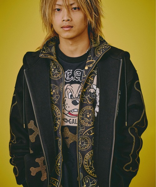 GALFY-ピカピカ骨骨パーカー（パーカー）｜GALFY（ガルフィー）の