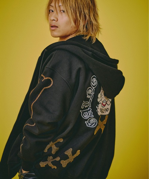 GALFY-ピカピカ骨骨パーカー（パーカー）｜GALFY（ガルフィー）の