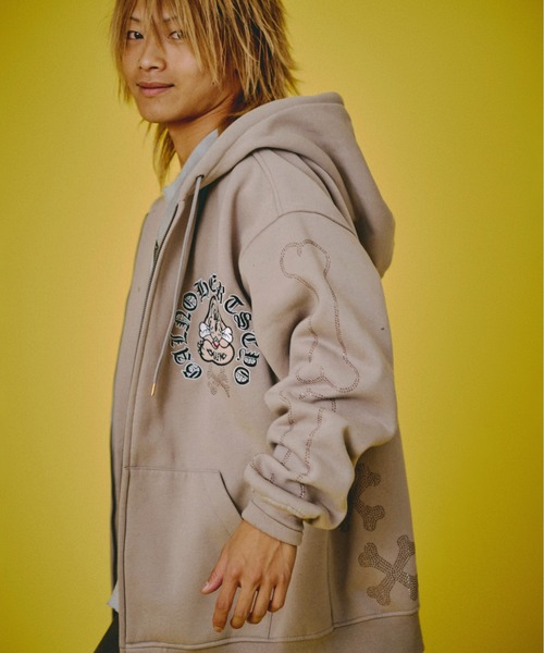 GALFY-ピカピカ骨骨パーカー（パーカー）｜GALFY（ガルフィー）の