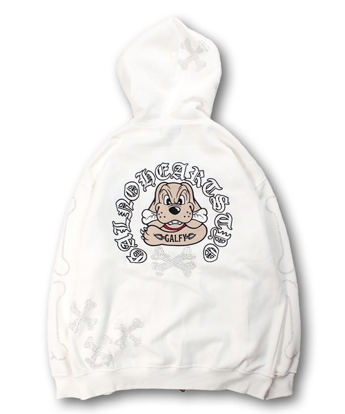 GALFY-ピカピカ骨骨パーカー（パーカー）｜GALFY（ガルフィー）の
