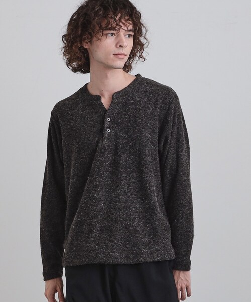 tk.TAKEO KIKUCHI(ティーケータケオキクチ)の「フェイクレイヤードモールカットソー(Tシャツ/カットソー・メンズ・ブラック/ライトブルー/ネイビー・02/03/04)」の4枚目の写真