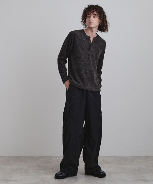 tk.TAKEO KIKUCHI(ティーケータケオキクチ)の「フェイクレイヤードモールカットソー(Tシャツ/カットソー・メンズ・ブラック/ライトブルー/ネイビー・02/03/04)」の6枚目の写真