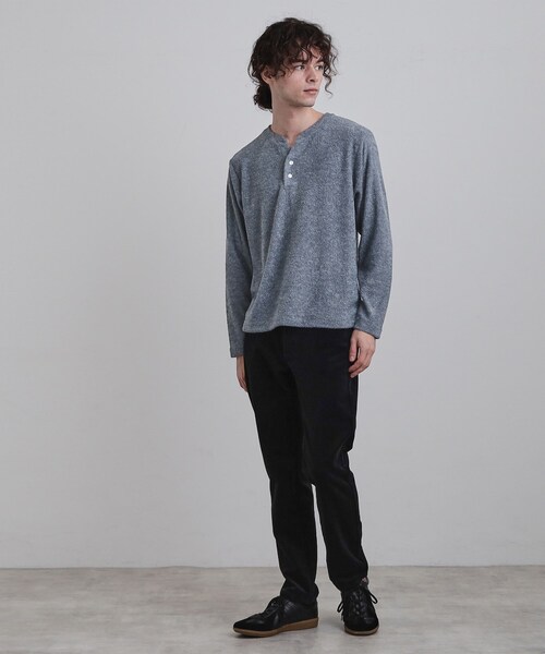 tk.TAKEO KIKUCHI(ティーケータケオキクチ)の「フェイクレイヤードモールカットソー(Tシャツ/カットソー・メンズ・ブラック/ライトブルー/ネイビー・02/03/04)」の9枚目の写真