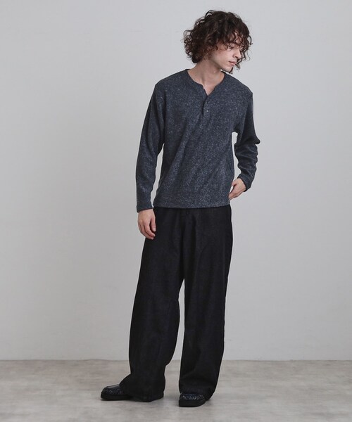 tk.TAKEO KIKUCHI(ティーケータケオキクチ)の「フェイクレイヤードモールカットソー(Tシャツ/カットソー・メンズ・ブラック/ライトブルー/ネイビー・02/03/04)」の14枚目の写真