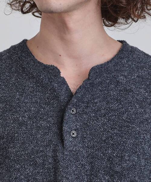 tk.TAKEO KIKUCHI(ティーケータケオキクチ)の「フェイクレイヤードモールカットソー(Tシャツ/カットソー・メンズ・ブラック/ライトブルー/ネイビー・02/03/04)」の19枚目の写真