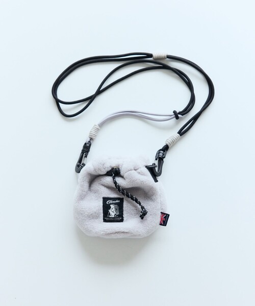 COBMASTER(コブマスター)の「Cobmaster/コブマスター 別注Fluffy Drawstring bag mini ドローストリング ミニバッグ(ショルダーバッグ・メンズ・ブラック/グレー/グリーン/ピンク/ベージュ・ONE SIZE)」の14枚目の写真