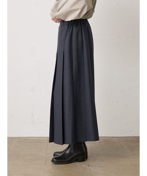 MidiUmi（ミディウミ）の「MidiUmi プリーツスカート（スカート・レディース・ブルー系その他/ブラウン/グレー・FREE）」の13枚目の写真