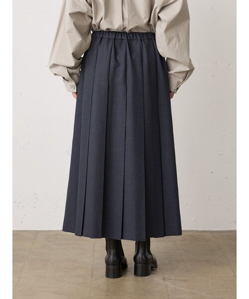 MidiUmi（ミディウミ）の「MidiUmi プリーツスカート（スカート・レディース・ブルー系その他/ブラウン/グレー・FREE）」の14枚目の写真
