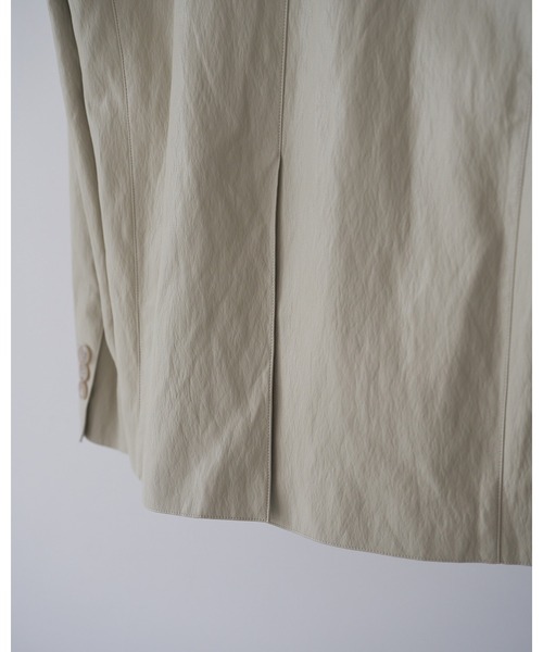 anuke（アンヌーク）の「Ecoleather Tailored Jacket（テーラードジャケット・レディース・ネイビー/アイボリー・36inch/38inch）」の15枚目の写真