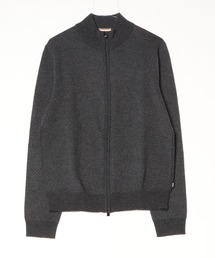 HUGO BOSS（ヒューゴボス）の「ジップアップ ニットカーディガン バージンウール/コットン（カーディガン/ボレロ）」