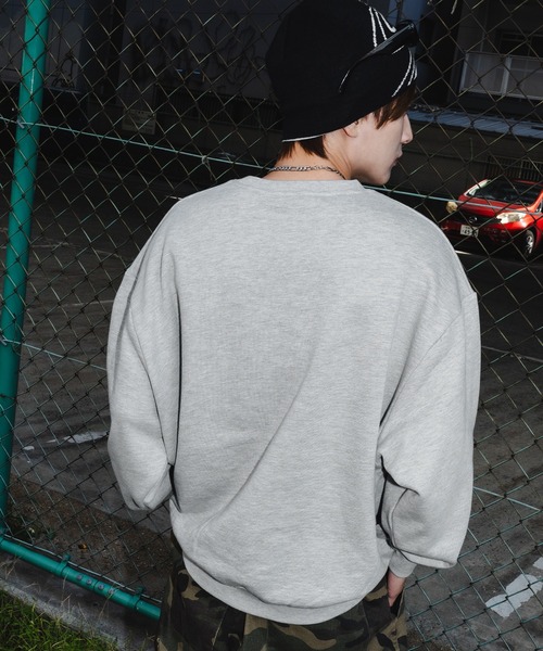 SIDEWAY STANCE（サイドウェイスタンス）の「【SIDEWAY STANCE】ピスネーム 裏毛 トレーナー（スウェット・メンズ・ホワイト/グレー/ブラック・X-LARGE/LARGE/MEDIUM/SMALL）」の15枚目の写真