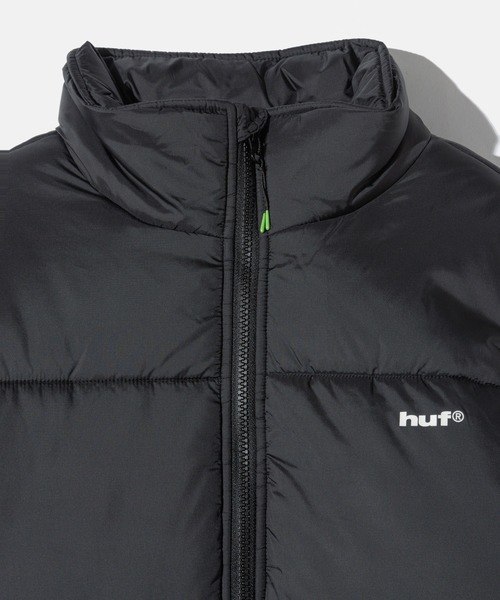 HUF（ハフ）の「HUF SEQUOIA PUFFER ハフ セコイア 中わた ジャケット（ダウンジャケット/コート・メンズ・ブラック・SMALL/MEDIUM/LARGE/X-LARGE）」の5枚目の写真