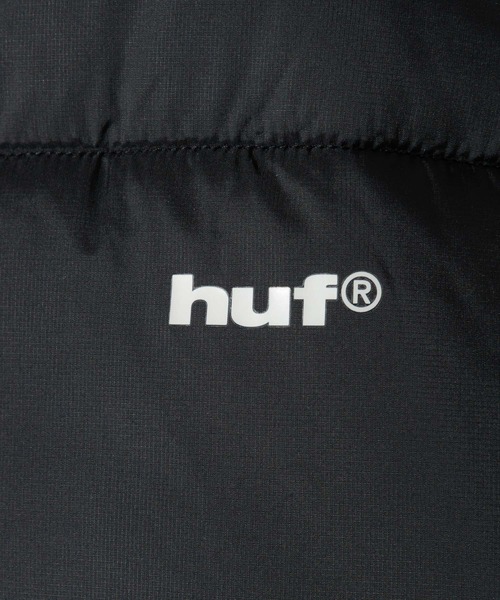 HUF（ハフ）の「HUF SEQUOIA PUFFER ハフ セコイア 中わた ジャケット（ダウンジャケット/コート・メンズ・ブラック・SMALL/MEDIUM/LARGE/X-LARGE）」の10枚目の写真