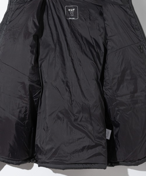 HUF（ハフ）の「HUF SEQUOIA PUFFER ハフ セコイア 中わた ジャケット（ダウンジャケット/コート・メンズ・ブラック・SMALL/MEDIUM/LARGE/X-LARGE）」の14枚目の写真