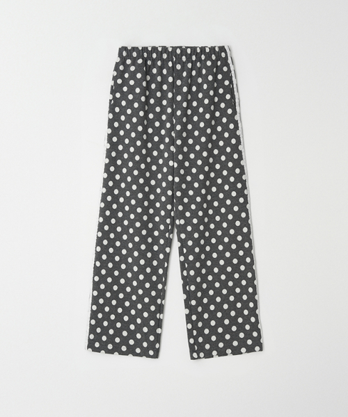 RONRON(ロンロン)の「DOT LACE LINE SWEAT PANTS CHARCOAL(スウェットパンツ・レディース・その他・FREE)」の1枚目の写真