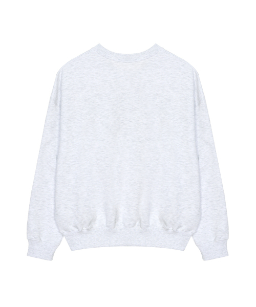 NICK&NICOLE(ニックアンドニコール)の「MINI VOLUME NICOLE ROSE SWEATSHIRT_MELANGE SILVER(スウェット・レディース・その他・FREE)」の5枚目の写真