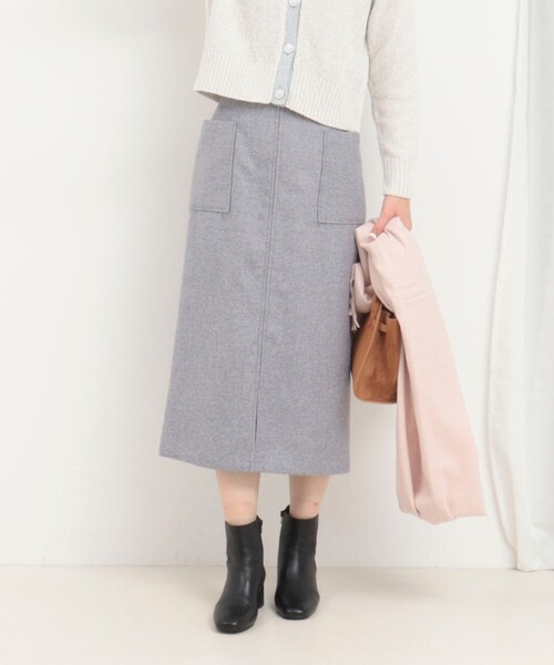 MICO COULIER（ミコクリエ）の「ネップツイードタイトスカート（スカート・レディース・ラベンダー/ネイビー・38/36）」の22枚目の写真