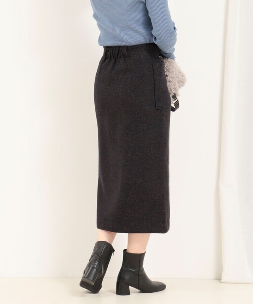 MICO COULIER（ミコクリエ）の「ネップツイードタイトスカート（スカート・レディース・ラベンダー/ネイビー・38/36）」の6枚目の写真