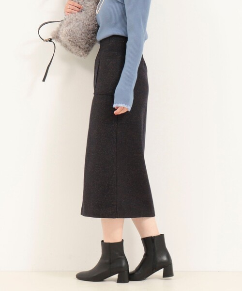 MICO COULIER（ミコクリエ）の「ネップツイードタイトスカート（スカート・レディース・ラベンダー/ネイビー・38/36）」の8枚目の写真