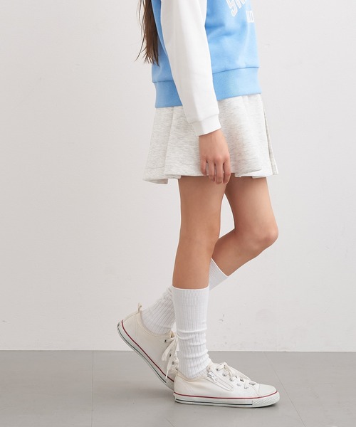 coca（coca）（コカ）の「キッズ　ソフトスウェットプリーツスカート（スカート・キッズ・ブラック/ライトグレー・130/140/150/120）」の15枚目の写真