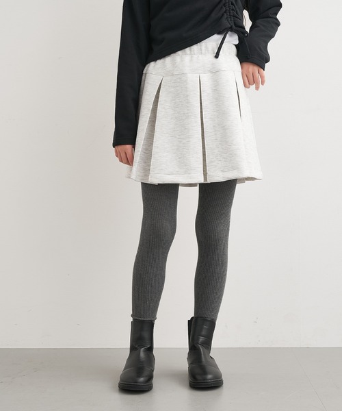 coca（coca）（コカ）の「キッズ　ソフトスウェットプリーツスカート（スカート・キッズ・ブラック/ライトグレー・130/140/150/120）」の17枚目の写真
