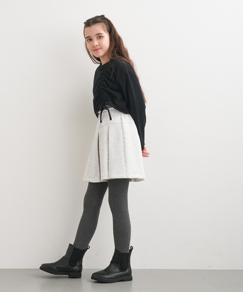 coca（coca）（コカ）の「キッズ　ソフトスウェットプリーツスカート（スカート・キッズ・ブラック/ライトグレー・130/140/150/120）」の18枚目の写真