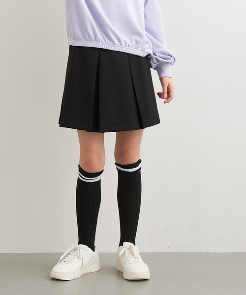 coca（coca）（コカ）の「キッズ　ソフトスウェットプリーツスカート（スカート・キッズ・ブラック/ライトグレー・130/140/150/120）」の20枚目の写真