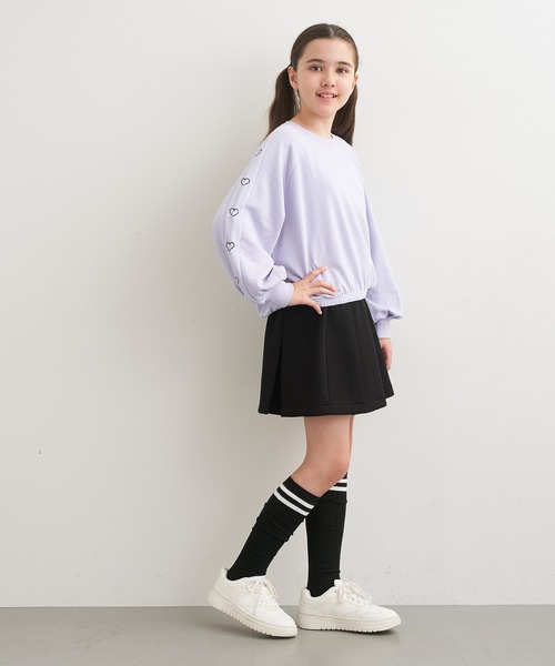 coca（coca）（コカ）の「キッズ　ソフトスウェットプリーツスカート（スカート・キッズ・ブラック/ライトグレー・130/140/150/120）」の21枚目の写真