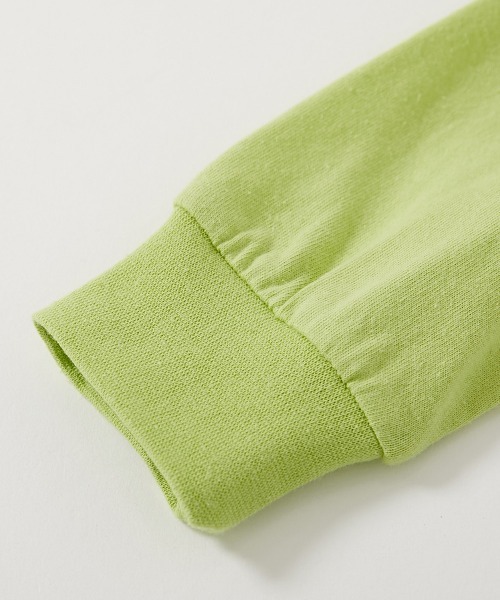 devirock（デビロック）の「綿100％ デビラボ プリント ゆったり 長袖 ロンパース（ロンパース・キッズ・ピンク系その他/イエロー系その他/グレー系その他/ホワイト系その他2/ブラック系その他/パープル系その他/ホワイト系その他/グリーン系その他2/グリーン系その他・80ｃｍ/70cm）」の12枚目の写真