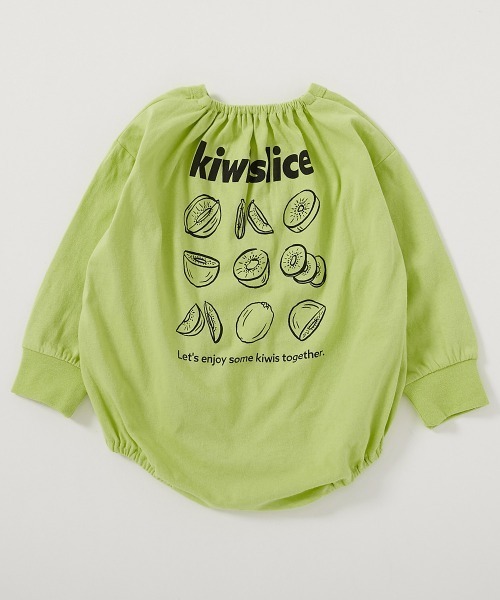 devirock（デビロック）の「綿100％ デビラボ プリント ゆったり 長袖 ロンパース（ロンパース・キッズ・ピンク系その他/イエロー系その他/グレー系その他/ホワイト系その他2/ブラック系その他/パープル系その他/ホワイト系その他/グリーン系その他2/グリーン系その他・80ｃｍ/70cm）」の18枚目の写真