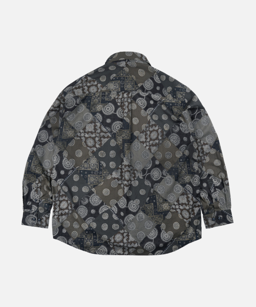 FRIZMWORKS(フリズムワークス)の「DIAMOND PATCHWORK RELAX SHIRT _ BLACK(シャツ/ブラウス・メンズ・その他・MEDIUM/LARGE/X-LARGE)」の2枚目の写真