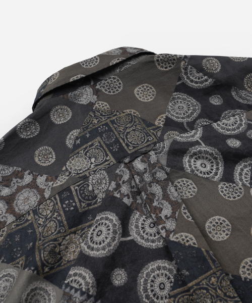 FRIZMWORKS(フリズムワークス)の「DIAMOND PATCHWORK RELAX SHIRT _ BLACK(シャツ/ブラウス・メンズ・その他・MEDIUM/LARGE/X-LARGE)」の7枚目の写真