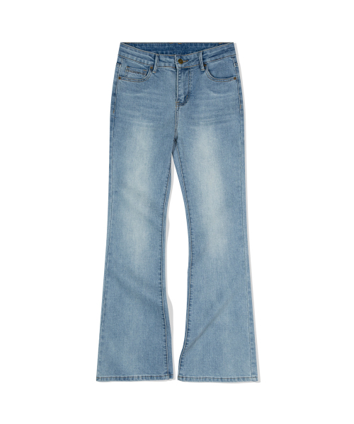MOAA（モア）の「Fade Flare Jean (Sky Fade)（デニムパンツ・レディース・その他・SMALL/MEDIUM/LARGE）」の2枚目の写真