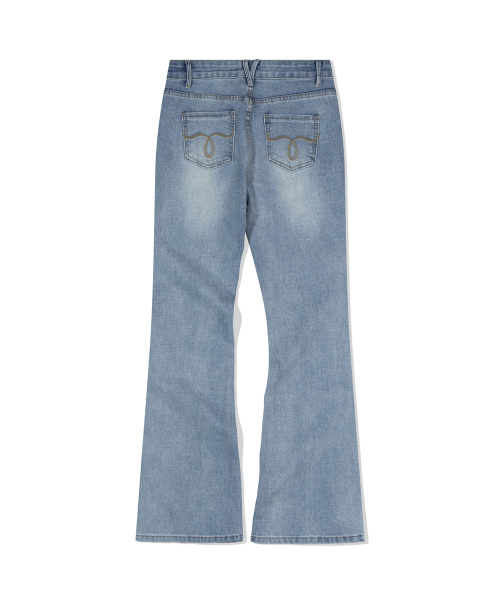 MOAA（モア）の「Fade Flare Jean (Sky Fade)（デニムパンツ・レディース・その他・SMALL/MEDIUM/LARGE）」の3枚目の写真