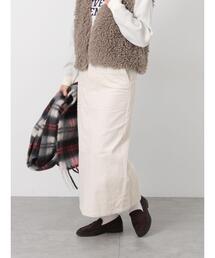 Lugnoncure | コーデュロイベイカースカート(スカート)