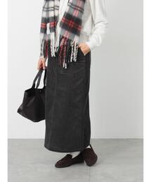 Lugnoncure（ルノンキュール）の「コーデュロイベイカースカート（スカート）」