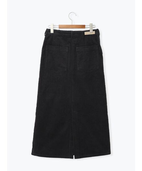Lugnoncure（ルノンキュール）の「コーデュロイベイカースカート（スカート・レディース・チャコールグレー/ベージュ/オフホワイト・M/L）」の16枚目の写真