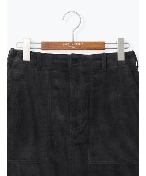 Lugnoncure（ルノンキュール）の「コーデュロイベイカースカート（スカート・レディース・チャコールグレー/ベージュ/オフホワイト・M/L）」の17枚目の写真