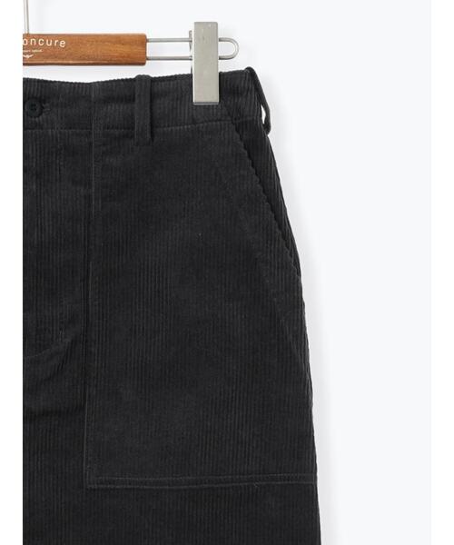 Lugnoncure（ルノンキュール）の「コーデュロイベイカースカート（スカート・レディース・チャコールグレー/ベージュ/オフホワイト・M/L）」の18枚目の写真