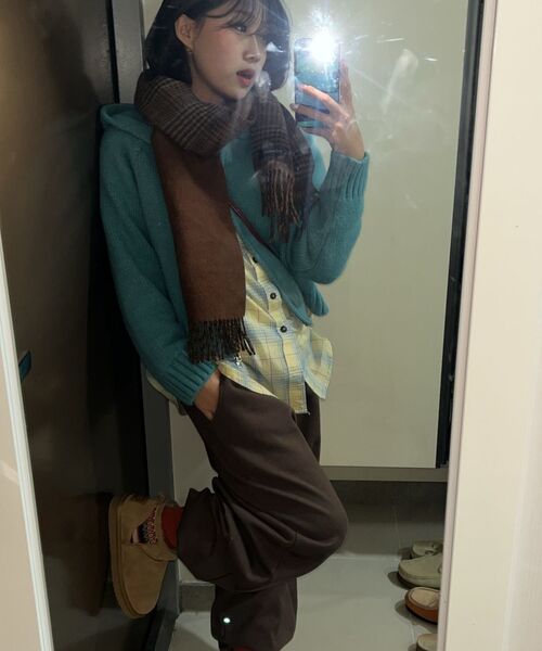 SLOWACID（スローアシッド）の「サマーライトチェックシャツ[レモン]（シャツ/ブラウス・レディース・その他・LARGE/MEDIUM）」の6枚目の写真