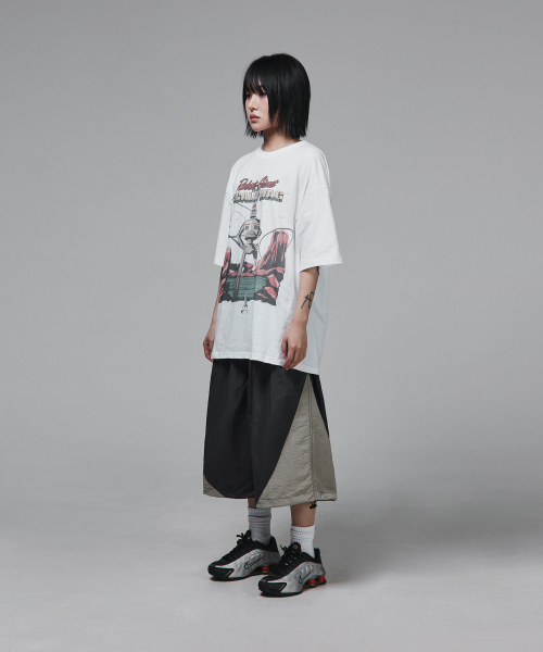 SCALLYWAG（スカリーワグ）の「カラー ブロック バミューダ ナイロン パンツ[チャコール]（その他パンツ・レディース・その他・MEDIUM）」の12枚目の写真