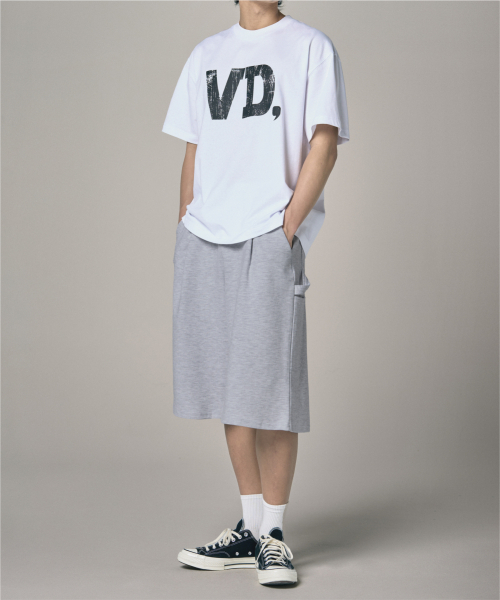 Verdnt（バーダント）の「ベーシックバーデントロゴ半袖Tシャツ[ホワイト]（Tシャツ/カットソー・レディース・ホワイト・SMALL/MEDIUM/LARGE）」の5枚目の写真