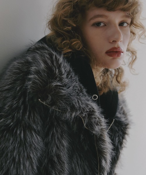 BAYFLOW（ベイフロー）の「【EF(エフ)】エコファージャケット（WOMEN）（ブルゾン・レディース・チャコール/ブラウン・FREE）」の3枚目の写真