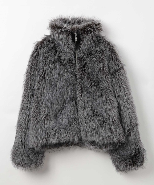 BAYFLOW（ベイフロー）の「【EF(エフ)】エコファージャケット（WOMEN）（ブルゾン・レディース・チャコール/ブラウン・FREE）」の4枚目の写真