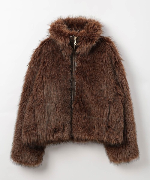 BAYFLOW（ベイフロー）の「【EF(エフ)】エコファージャケット（WOMEN）（ブルゾン・レディース・チャコール/ブラウン・FREE）」の5枚目の写真