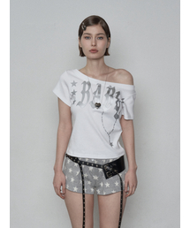 BABY WIDE NECK TOP / WHITE