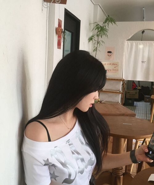 SETUP-EXE(セットアップイーエックスイー)の「BABY WIDE NECK TOP / WHITE(Tシャツ/カットソー・レディース・その他・OS)」の3枚目の写真
