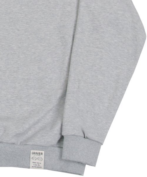 GRAVER（グレーバー）の「[ユニセックス]GOOD SNAKE スウェット_グレー（スウェット・レディース・グレー・X-LARGE/MEDIUM/LARGE）」の4枚目の写真