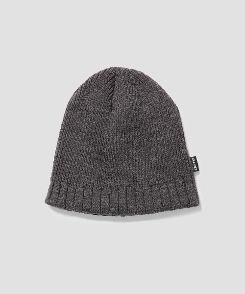 cabaret poval(キャバレーポバール)の「Cabaret Poval/キャバレーポバール/Rib Beanie(ニットキャップ/ビーニー・メンズ・チャコールグレー・F)」の1枚目の写真