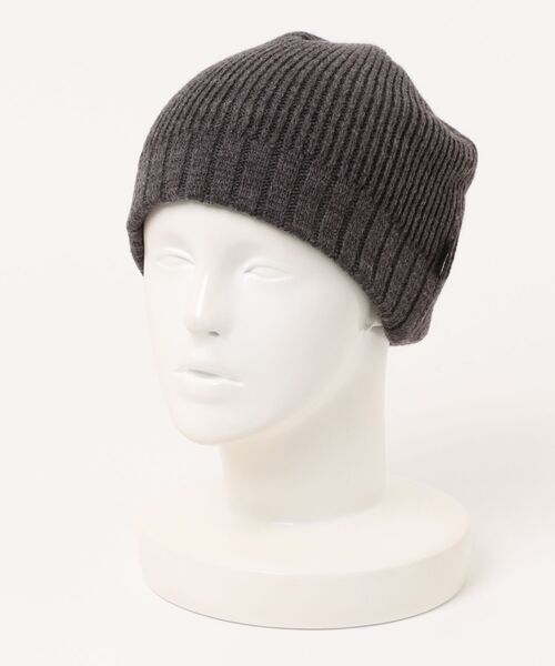 cabaret poval(キャバレーポバール)の「Cabaret Poval/キャバレーポバール/Rib Beanie(ニットキャップ/ビーニー・メンズ・チャコールグレー・F)」の3枚目の写真
